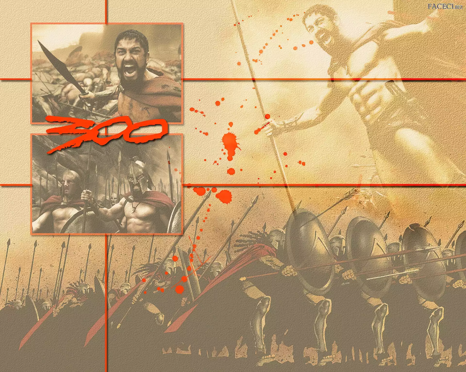 300, Gerard Butler, zbroje, dzidy