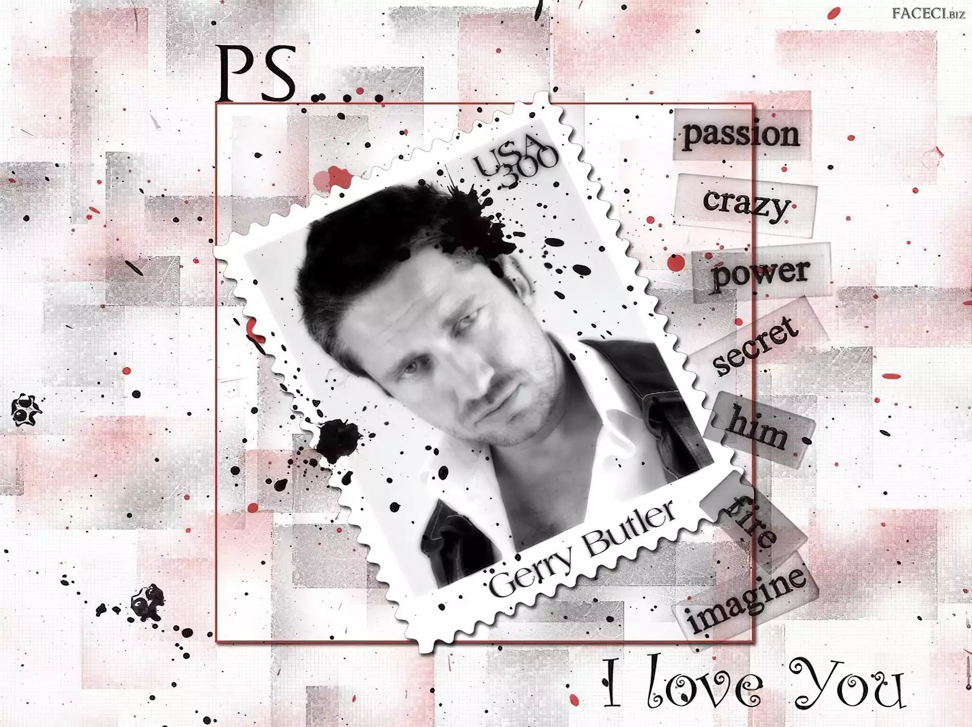 twarz, Gerard Butler, zdjęcie